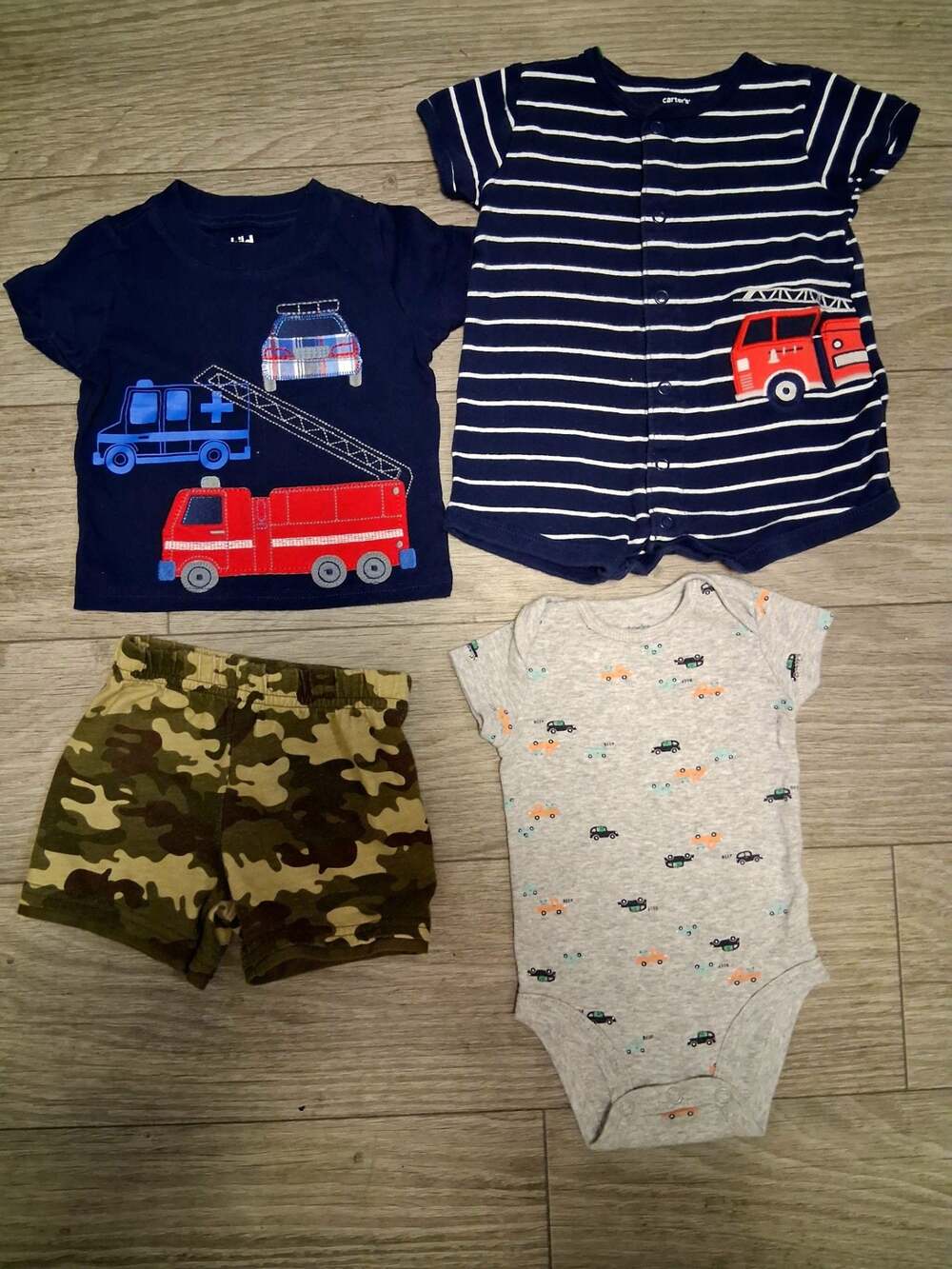 Baby Boy 4-Piece Clothing Bundle Size 0-3M Carter's Garanimals